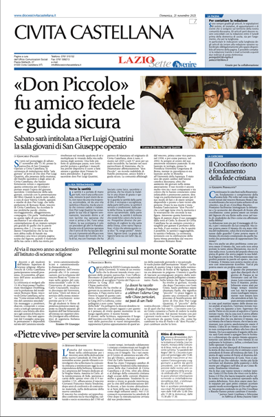 Avvenire - pagina diocesana del 21/11/2021